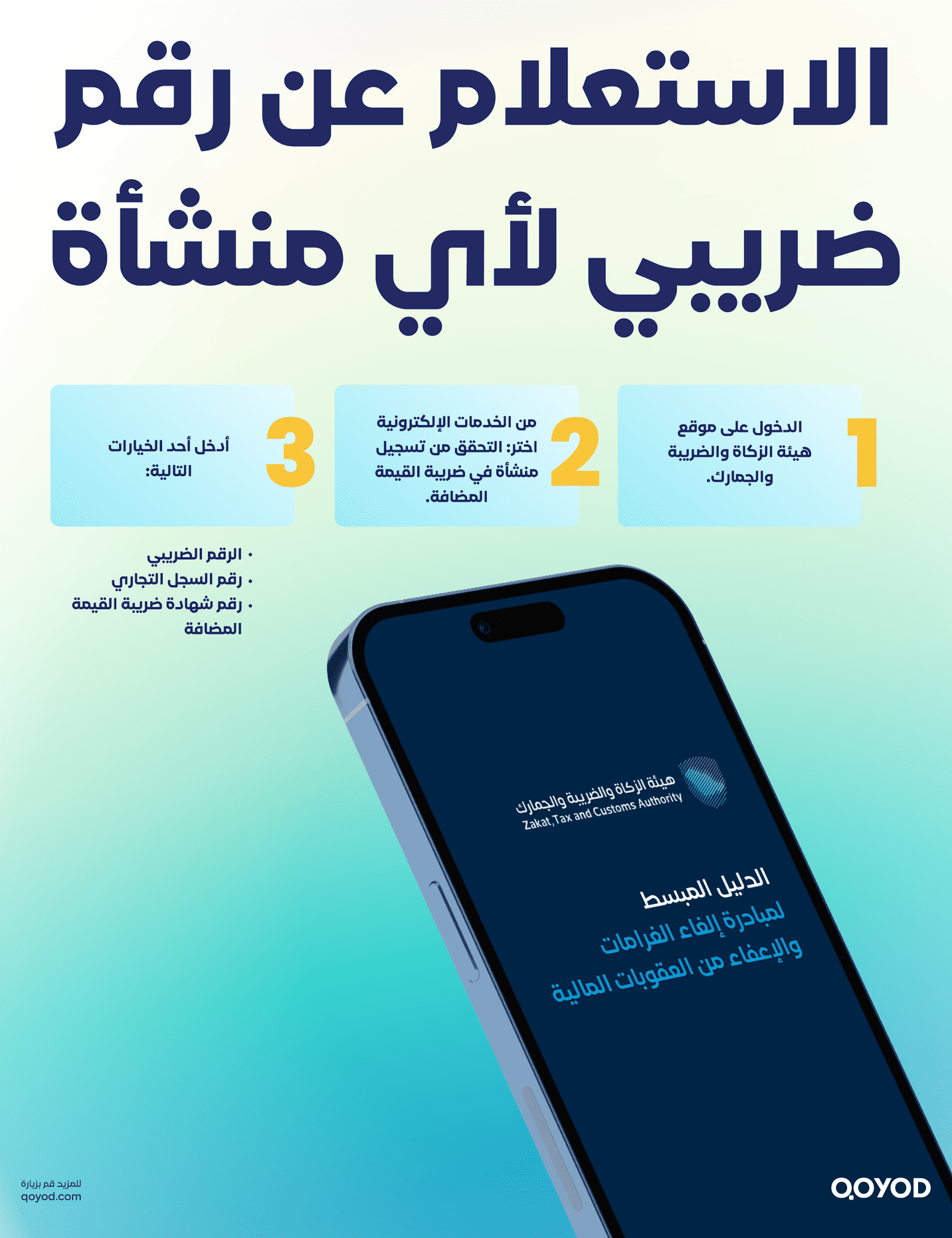 الاستعلام عن رقم ضريبي لأي منشأة