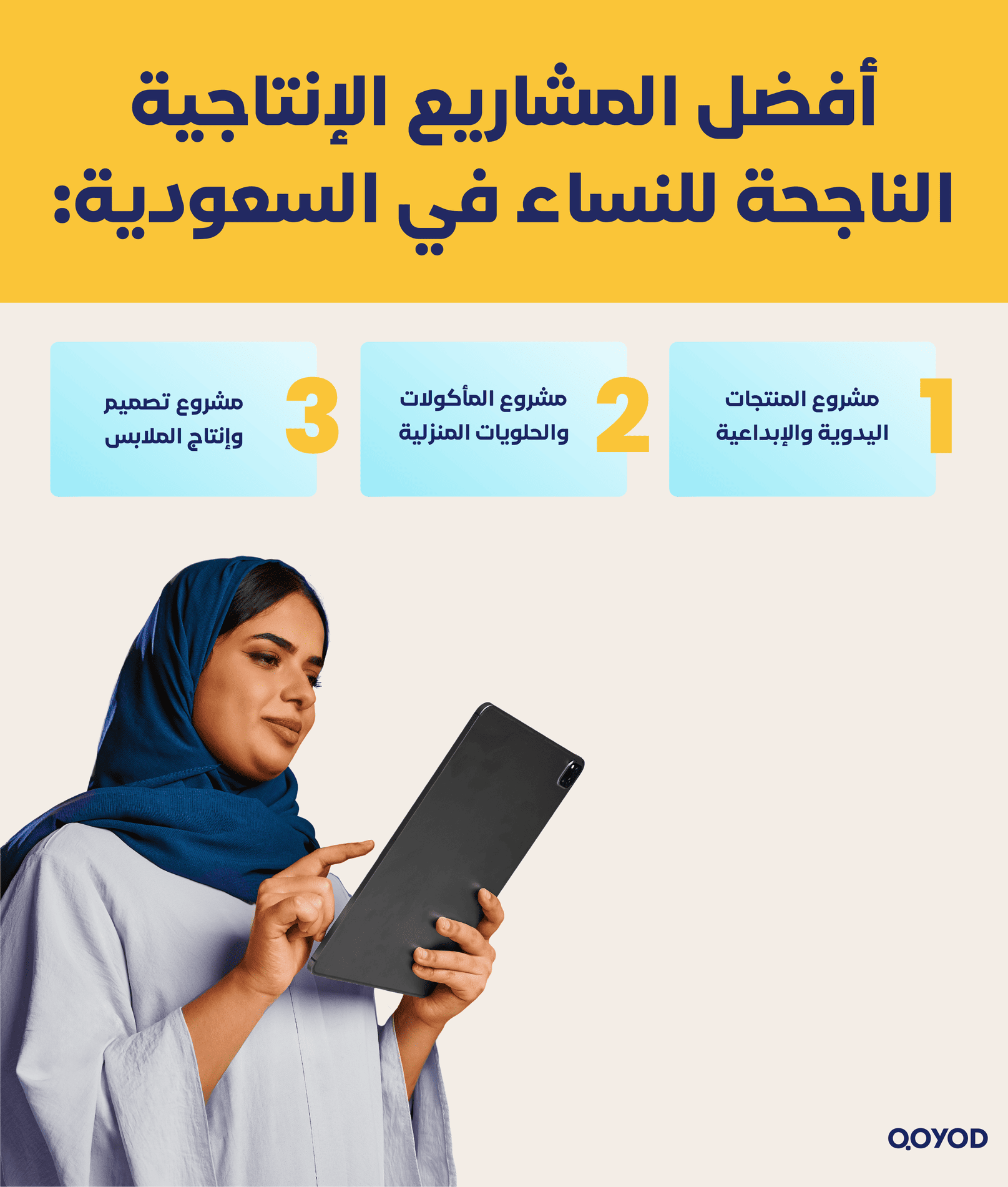 أفضل المشاريع الإنتاجية الناجحة للنساء في السعودية