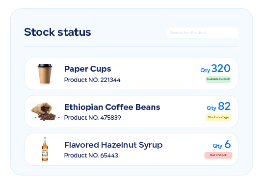 Stock management FB EN Food & Beverages Sector - Qoyod