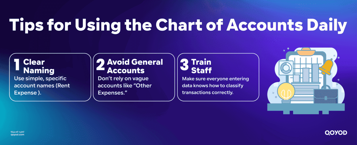 Tips for Using the Chart of Accounts Daily