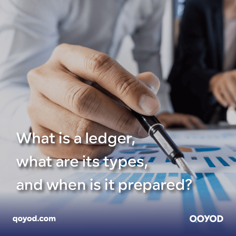 What is a ledger, what are its types, and when is it prepared?
