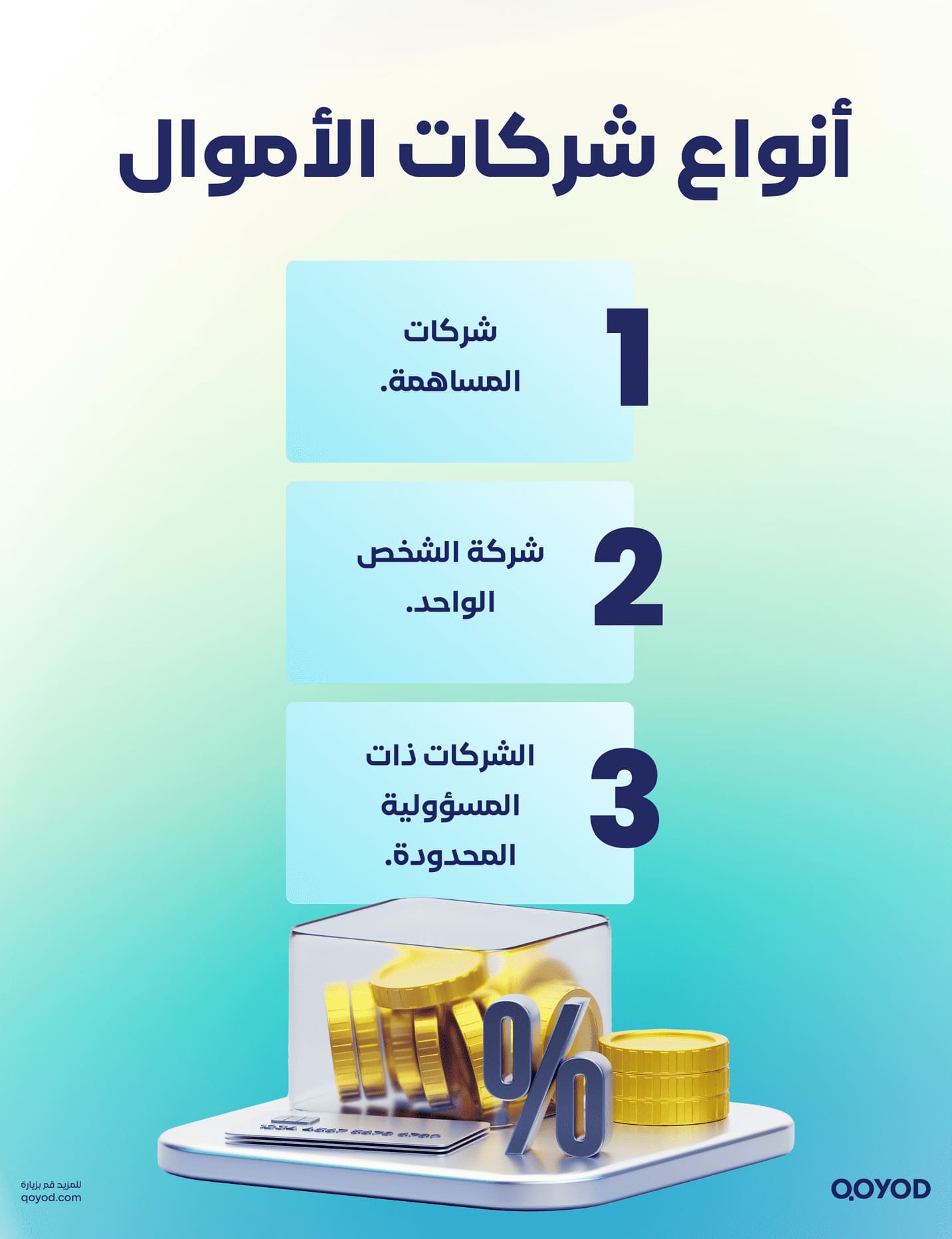 أنواع شركات الأموال