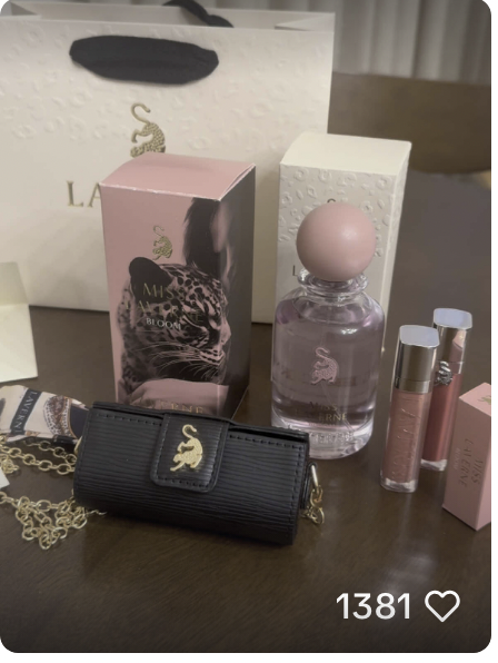 إحدى إعلانات لافيرن بالتسويق الخفي لتصويره روتين يومي في حسابات التيكتوك

