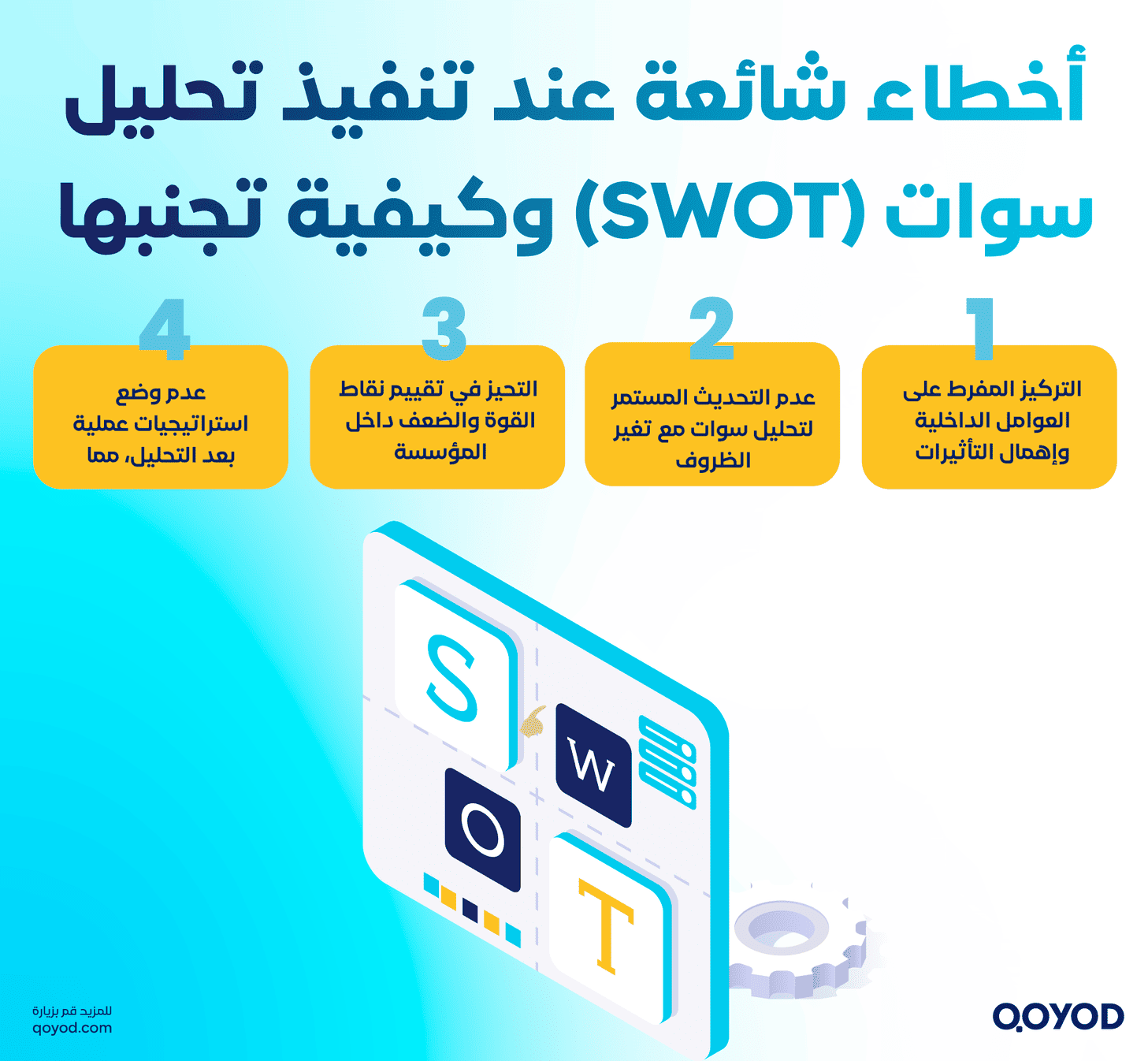 أخطاء شائعة عند تنفيذ تحليل سوات (SWOT) وكيفية تجنبها