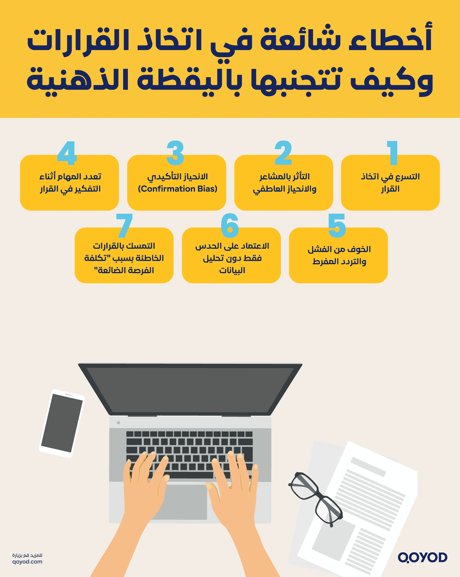 أخطاء شائعة في اتخاذ القرارات وكيف تتجنبها باليقظة الذهنية