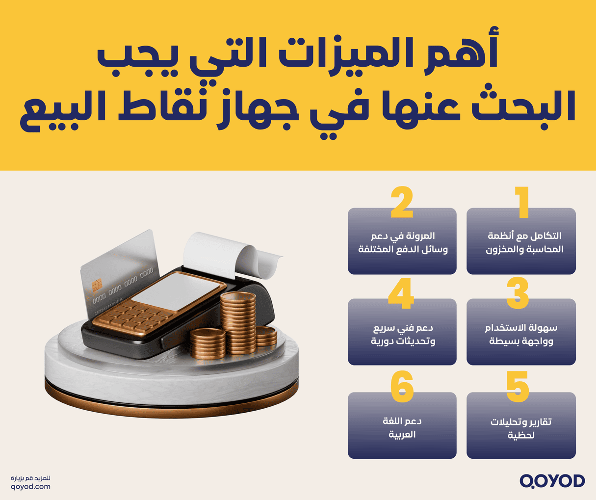 أهم الميزات التي يجب البحث عنها في جهاز نقاط البيع