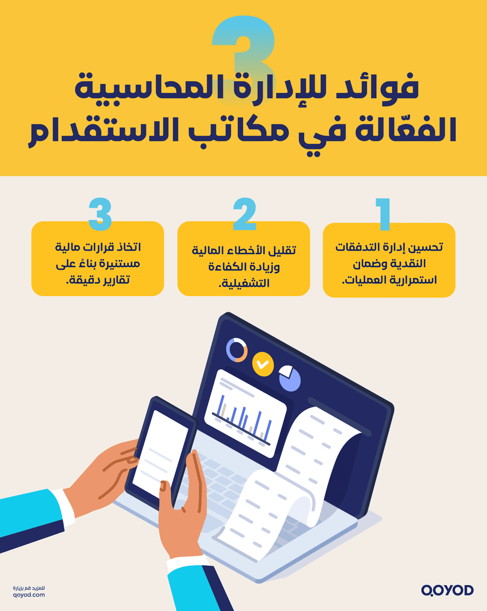 أهمية الإدارة المحاسبية في مكاتب الاستقدام