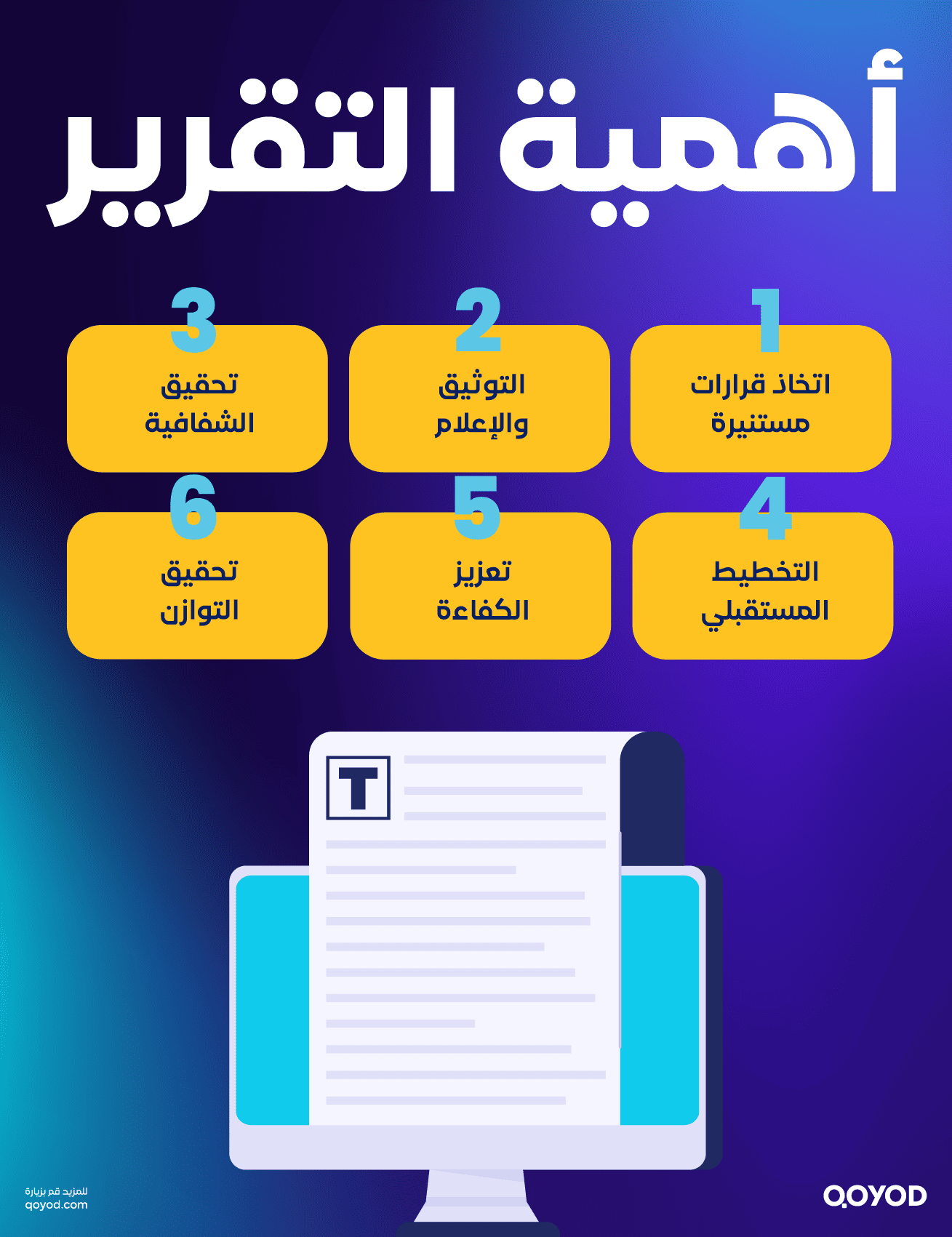 أهمية التقرير