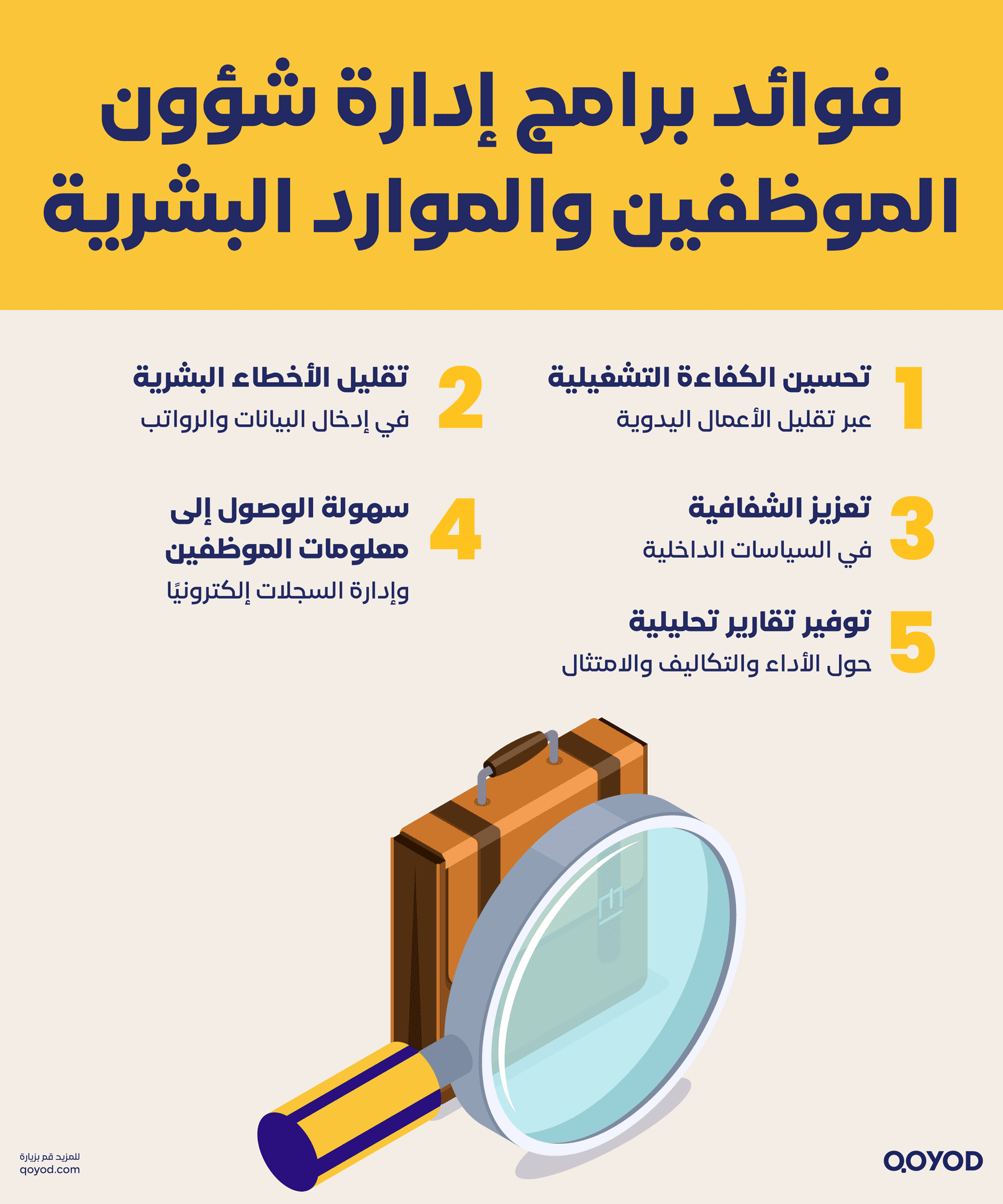 فوائد برامج إدارة شؤون الموظفين والموارد البشرية