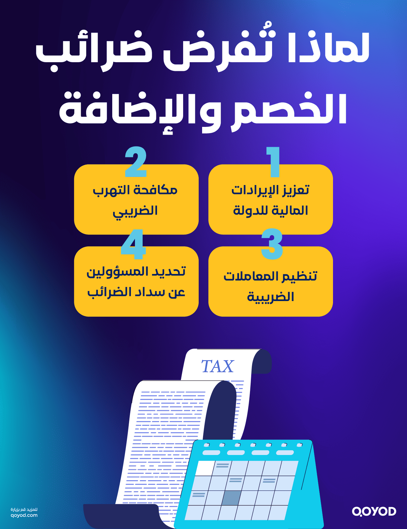 لماذا تُفرض ضرائب الخصم والإضافة