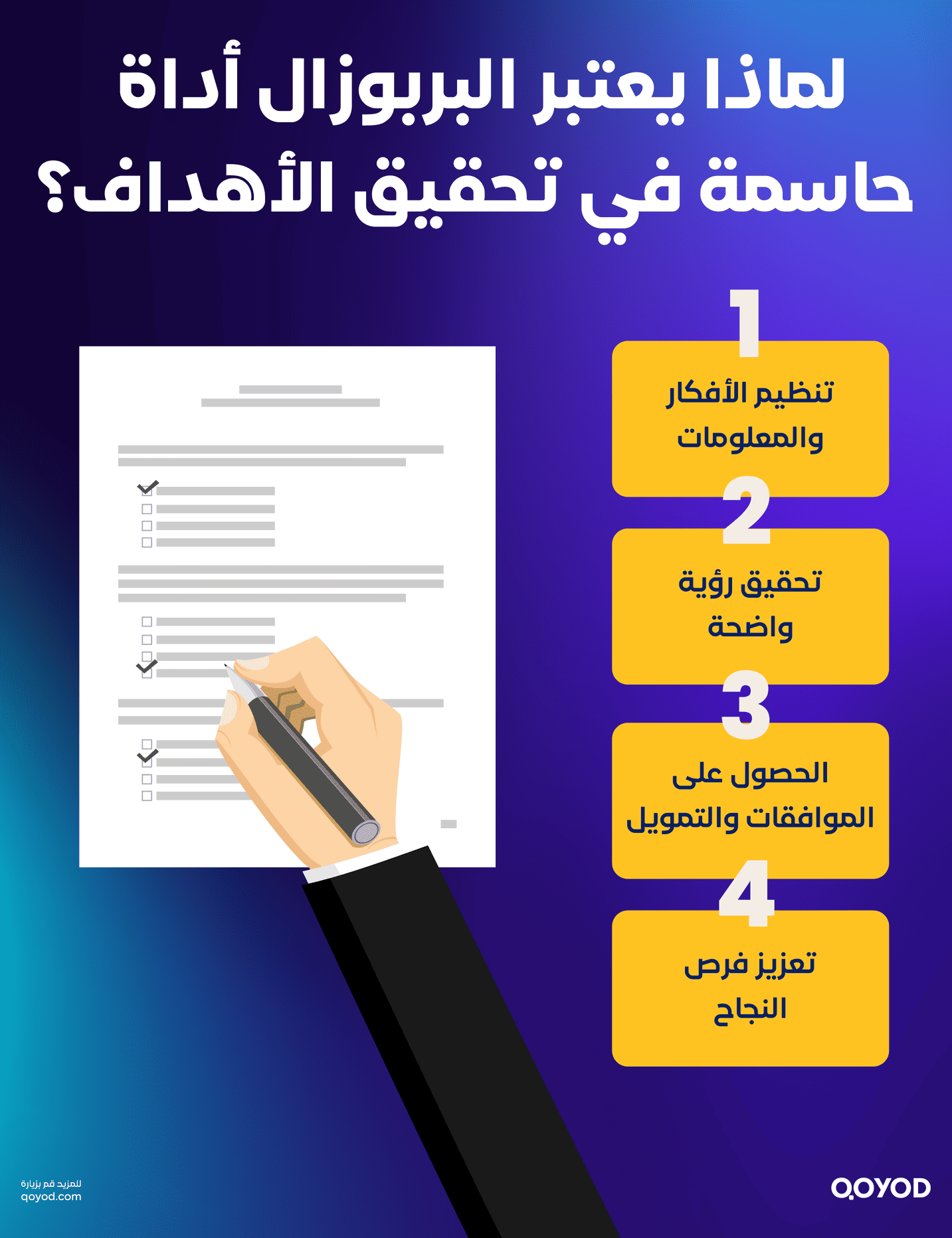 لماذا يعتبر البروبوزال أداة حاسمة في تحقيق الأهداف