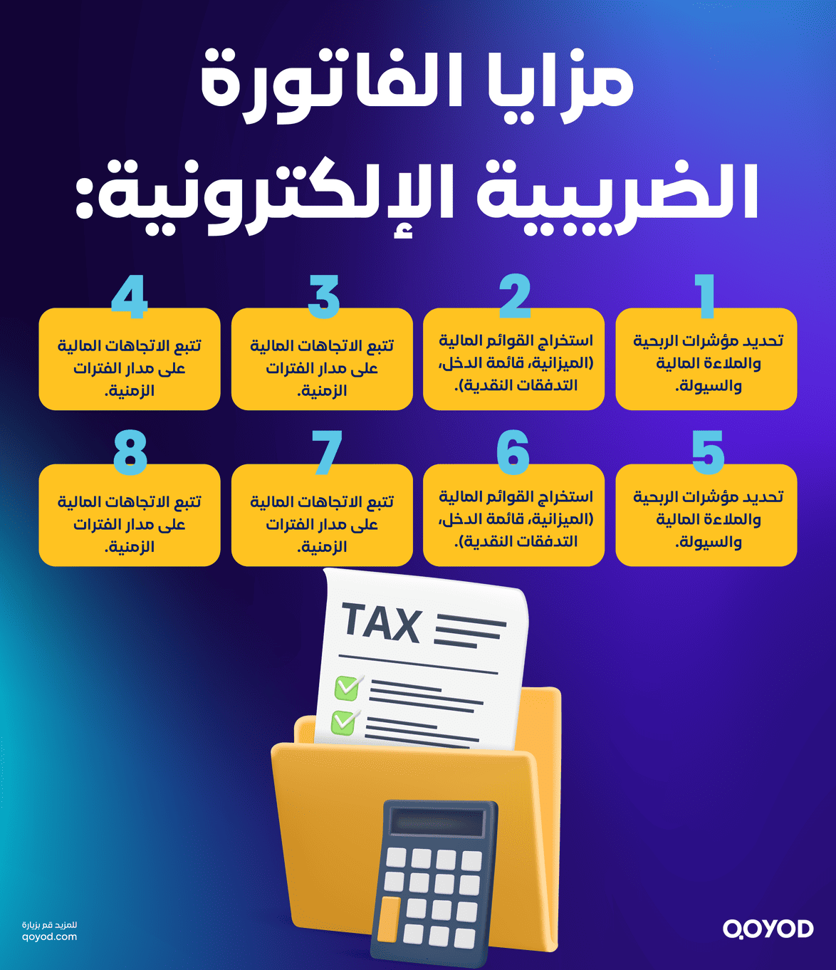 مزايا الفاتورة الضريبية الإلكترونية