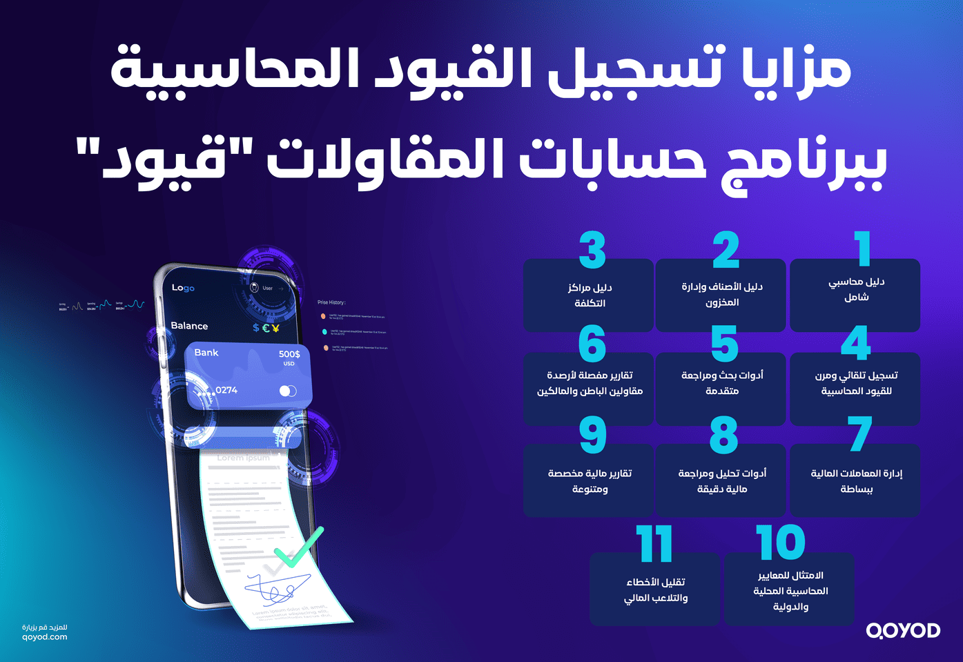 مزايا تسجيل القيود المحاسبية ببرنامج حسابات المقاولات 22قيود22 قيود محاسبة المقاولات: سر النجاح المالي بأساليب محاسبية مبتكرة وفعالة - قيود مزايا تسجيل القيود المحاسبية ببرنامج حسابات المقاولات "قيود"