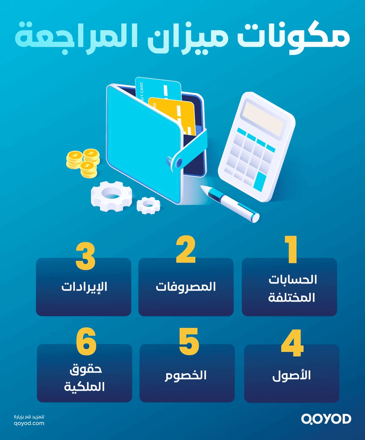 مكونات ميزان المراجعة