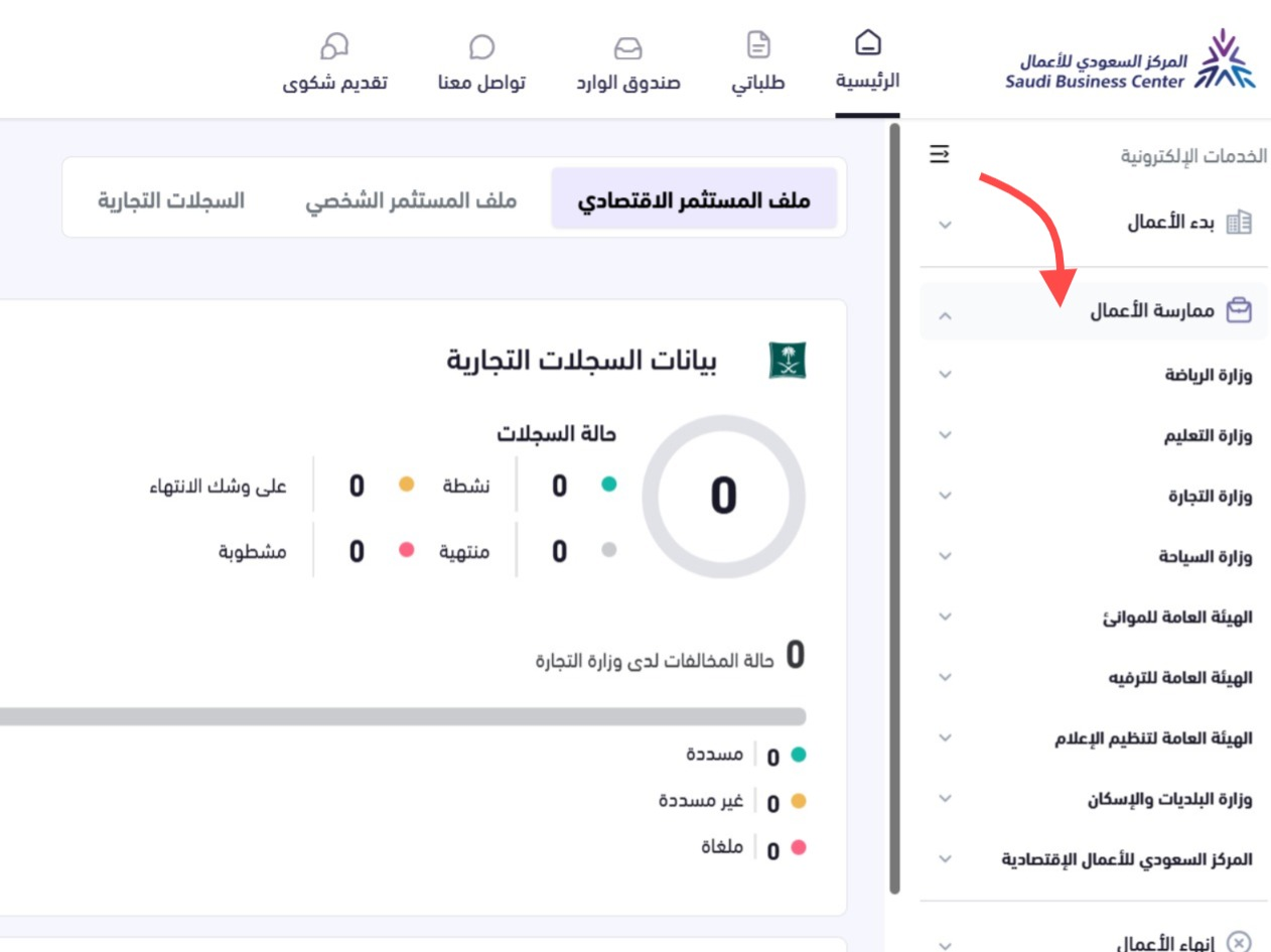 ممارسة الأعمال