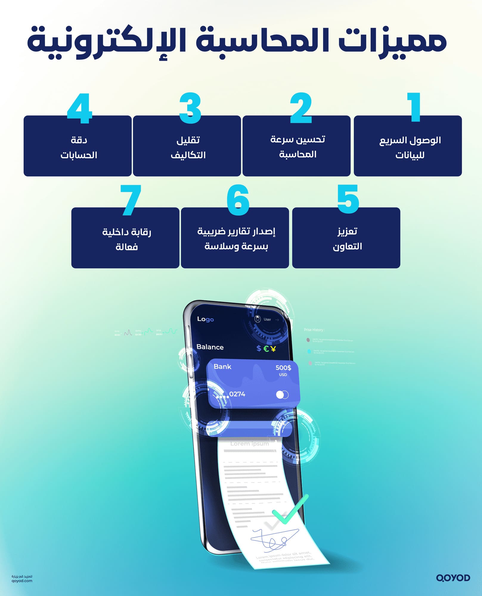 مميزات المحاسبة الإلكترونية