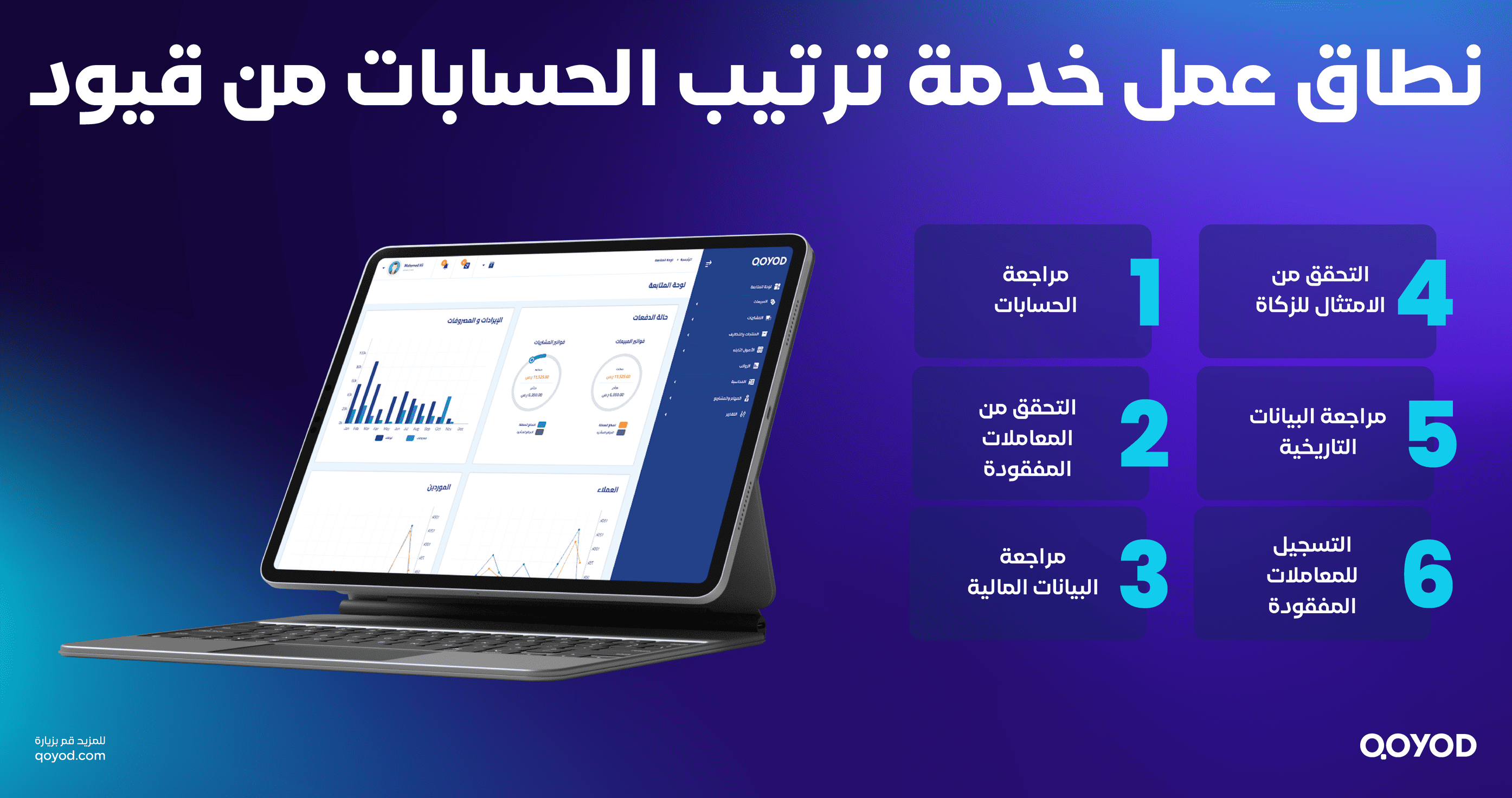 نطاق عمل خدمة ترتيب الحسابات
